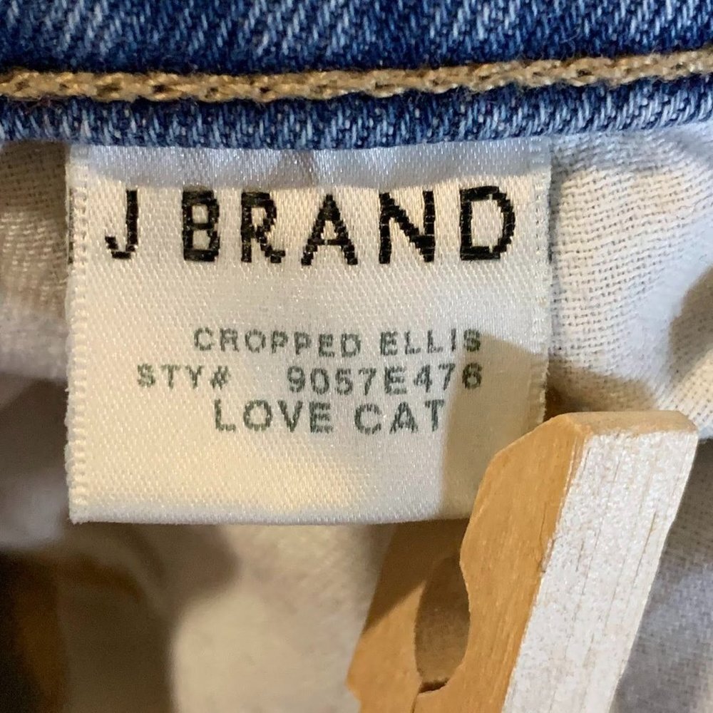 J Brand Women's‎ Cropped Ellis Rival Ankle Denim in Love Cat Jeans Size 29 - Picture 7 of 13